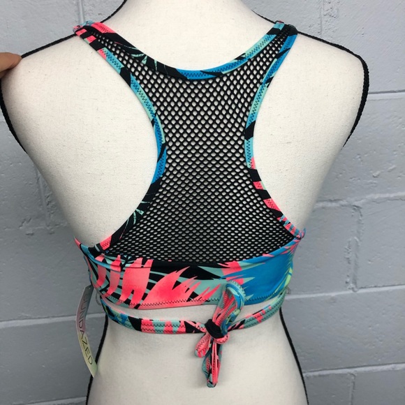 NWT - Sundazed Wrap Tropical Bikini Top - Picture 8 of 9
